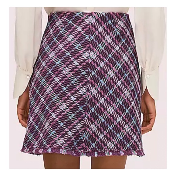 Kate Spade • Tweed Shimmer Skirt • Size 0 - Picture 2 of 7